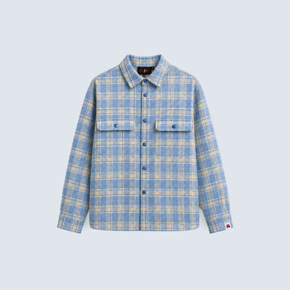 COASTAL BLUE FLANNEL SHIRT