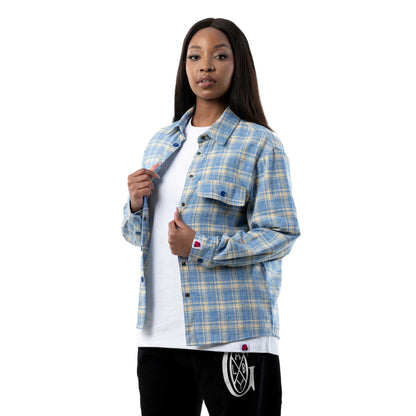 COASTAL BLUE FLANNEL SHIRT