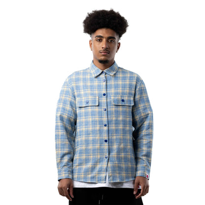 COASTAL BLUE FLANNEL SHIRT